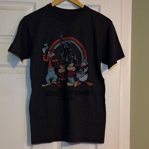 Disney Black Graphic Tee with Characters